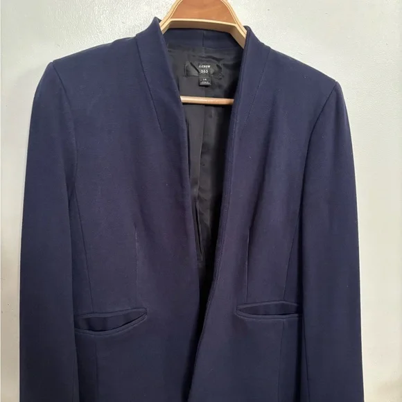 J. Crew Going Out Blazer Navy Size 14 - Picture 1 of 6